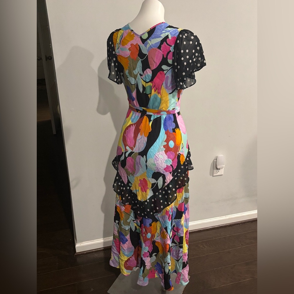 RIXO x RTR Eve Midi Multicolor Floral Midi Dress - Picture 6 of 10